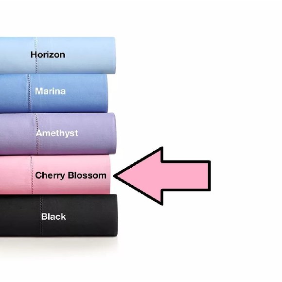 new CHERRY BLOSSOM PINK Charter Club 550 TC Cotton CAL KING Extra-Deep Sheet Set - Picture 9 of 11